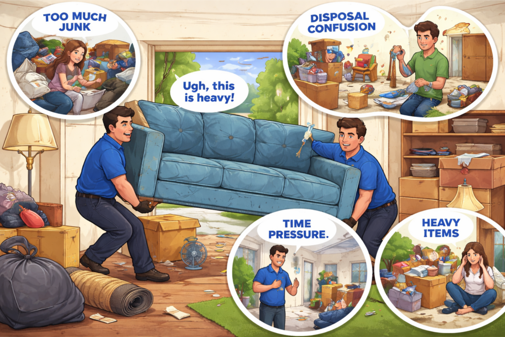 Common Problems People Face with Junk Removal