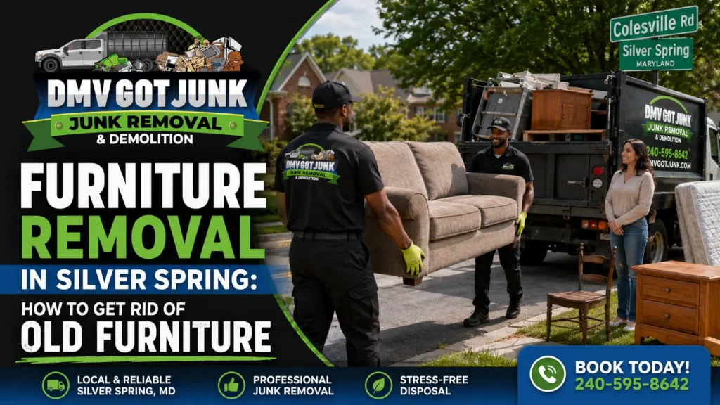 Furniture Removal in Silver SpringHow to Get Rid of Old Furniture